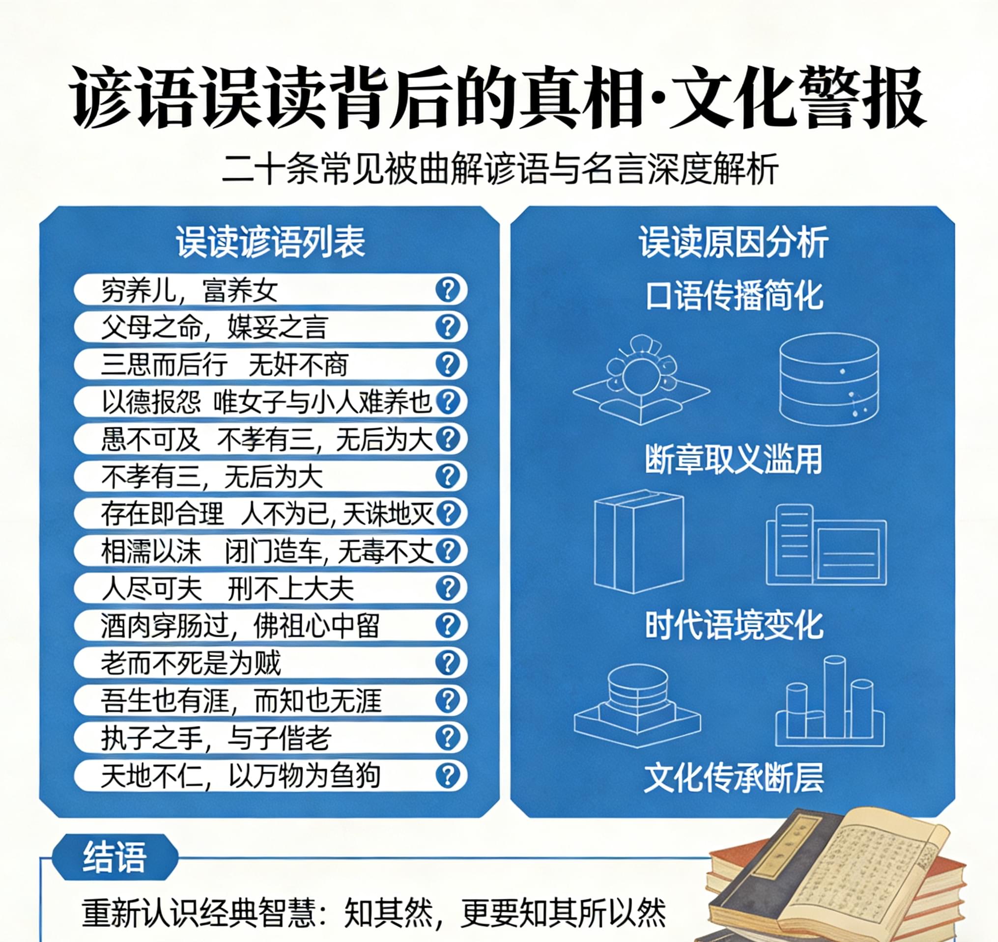 被曲解的谚语:那些年我们理解错的"半句话"